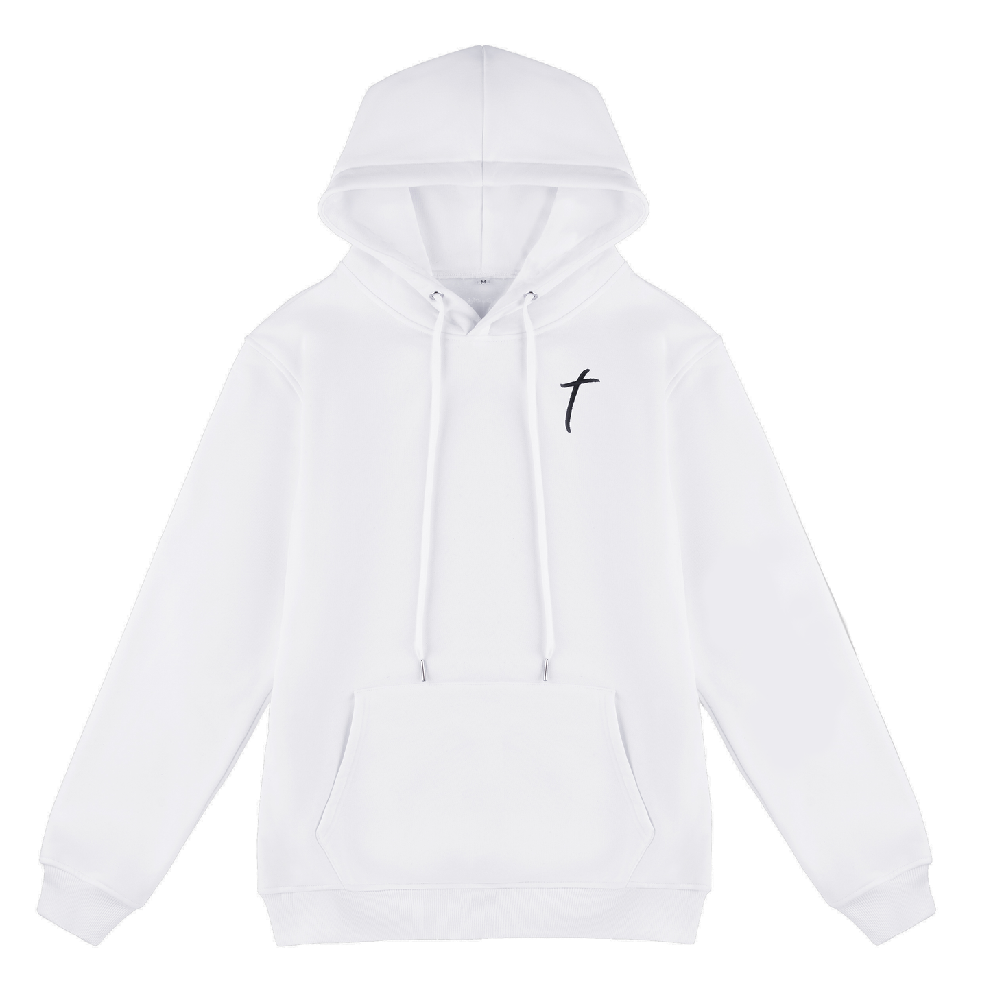 Minimalist White Hoodie