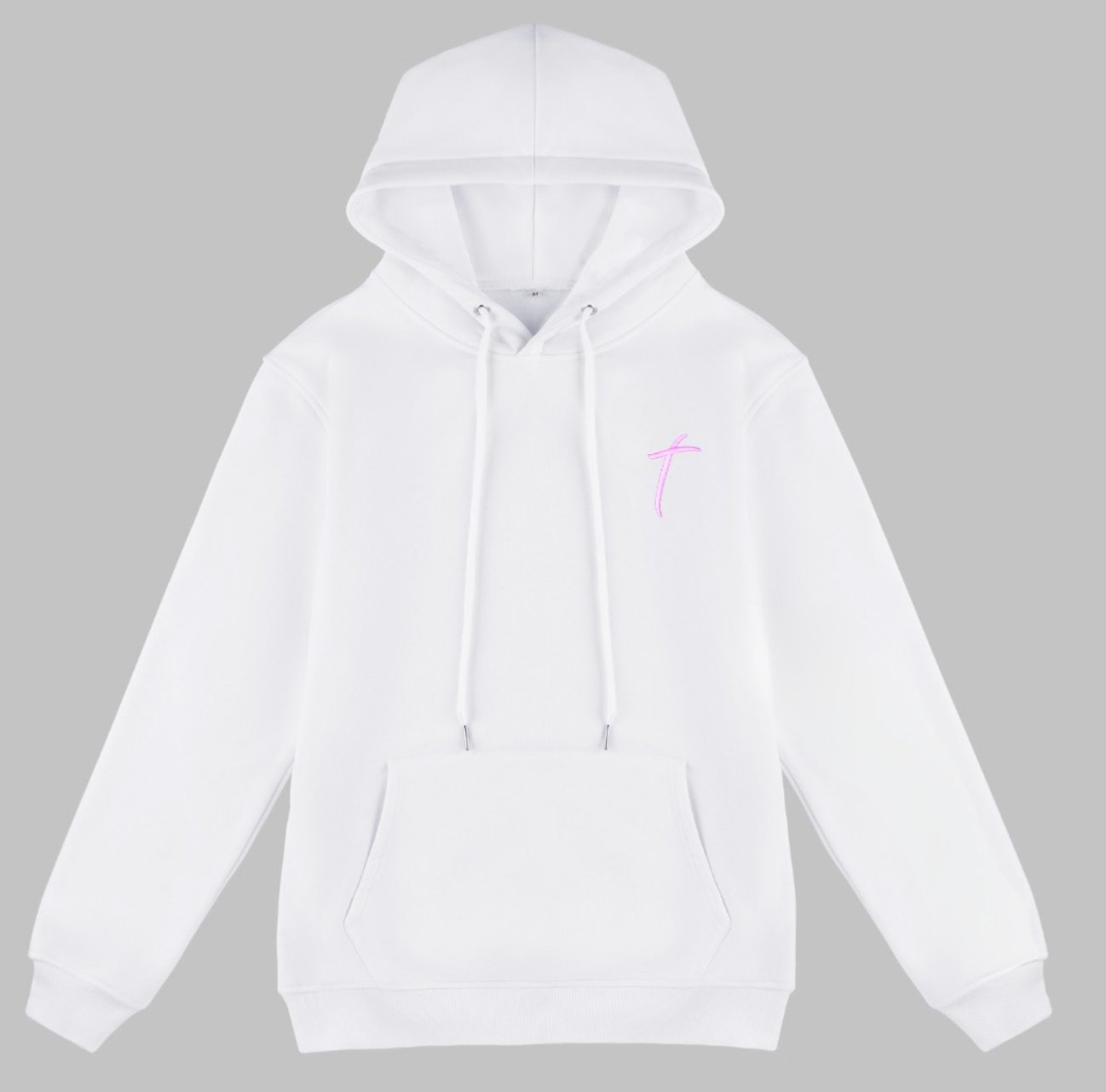 Minimalist White Hoodie